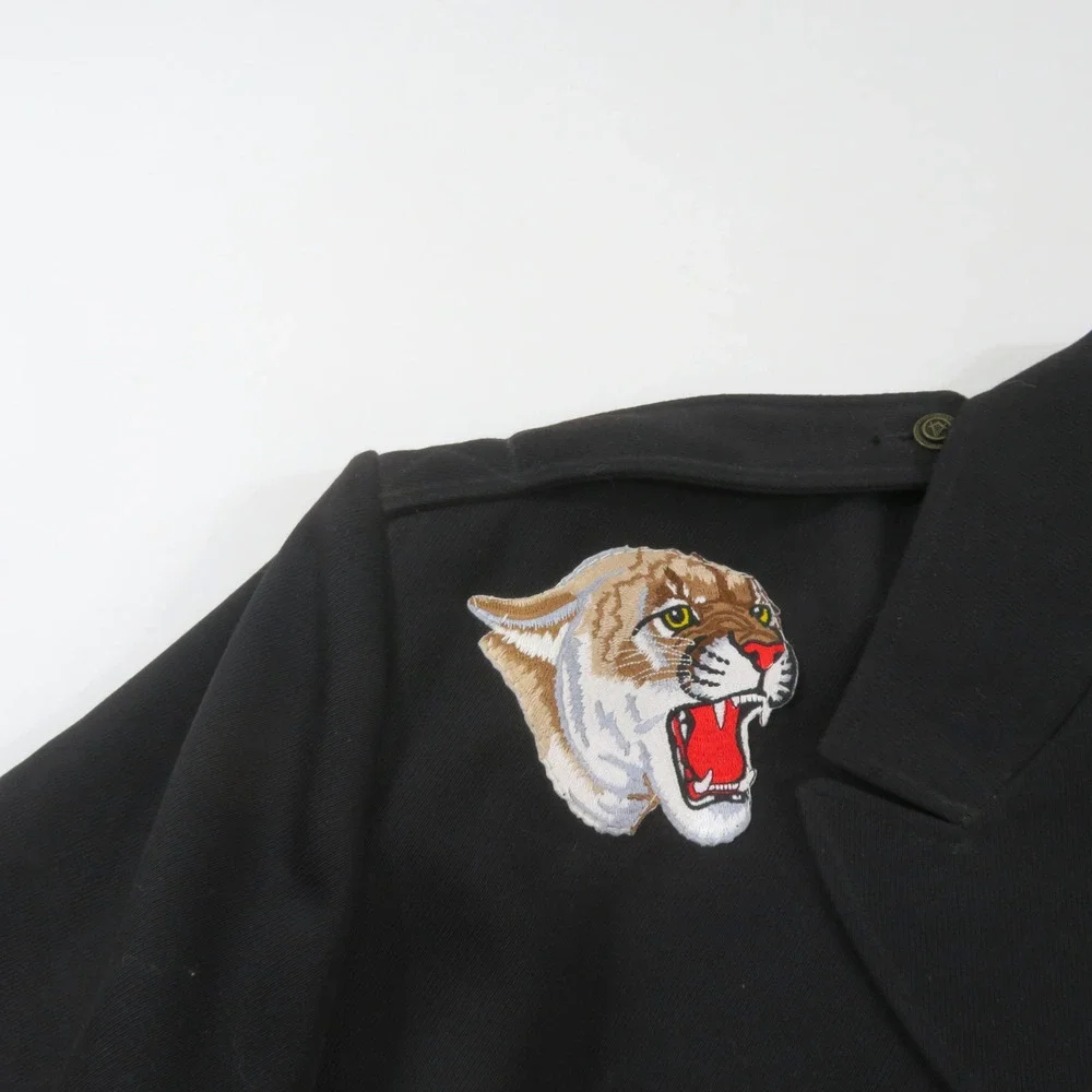 Five Eleven Freemasons Masonic Jacket Coat Sz M With Patches Black Sz 48